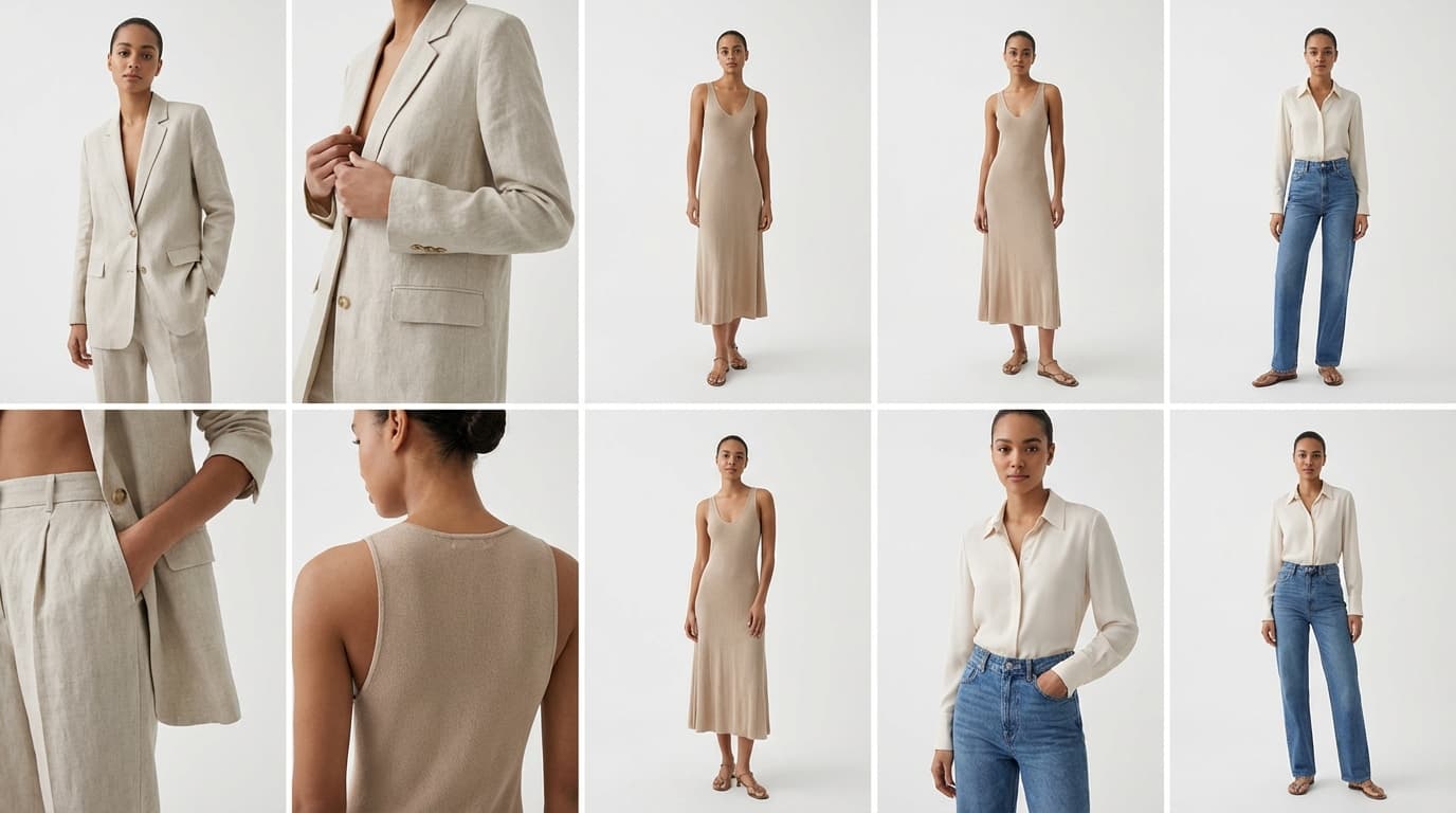 AI-generated model wearing fashion for e-commerce