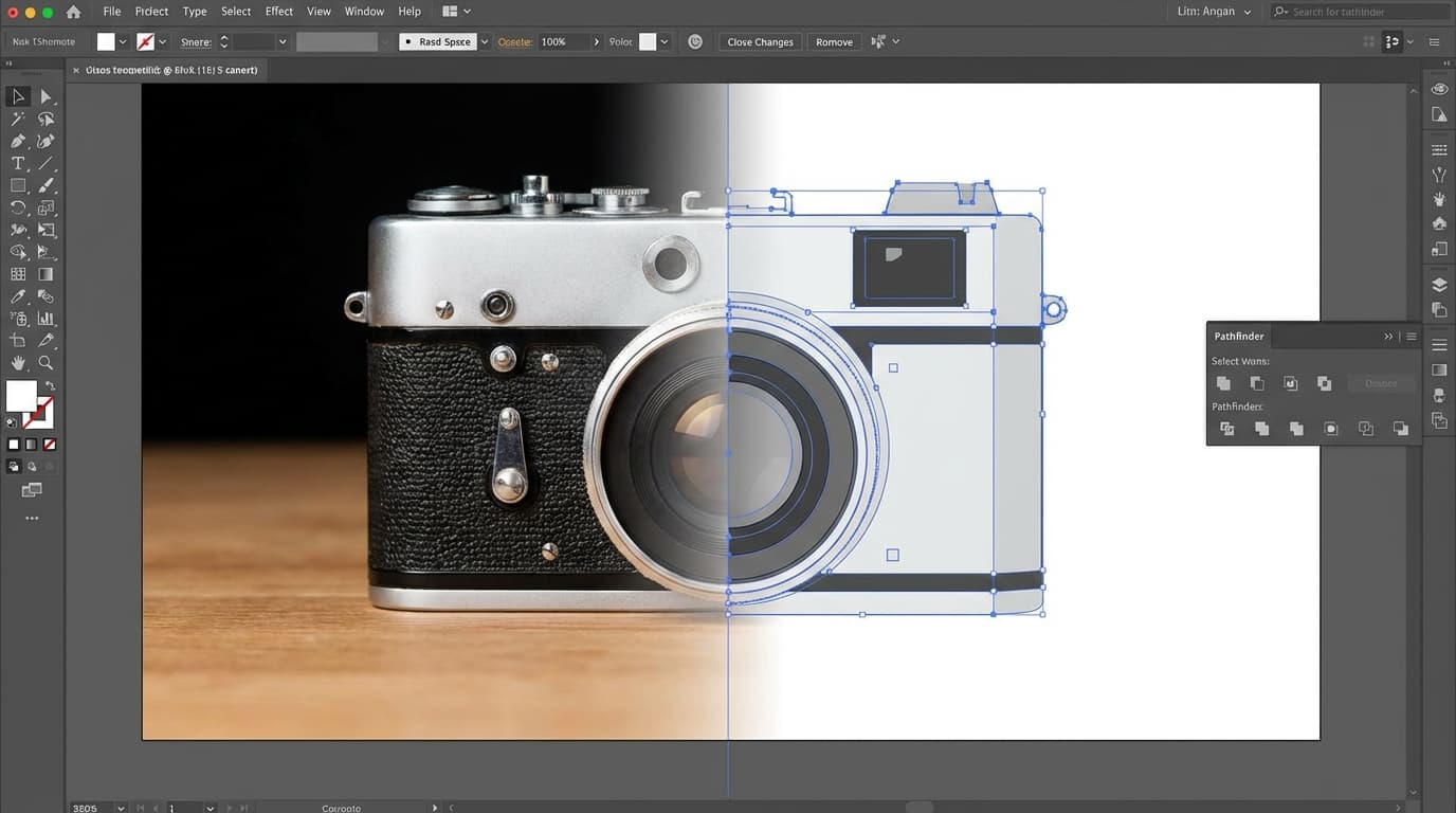Product image being converted to vector SVG