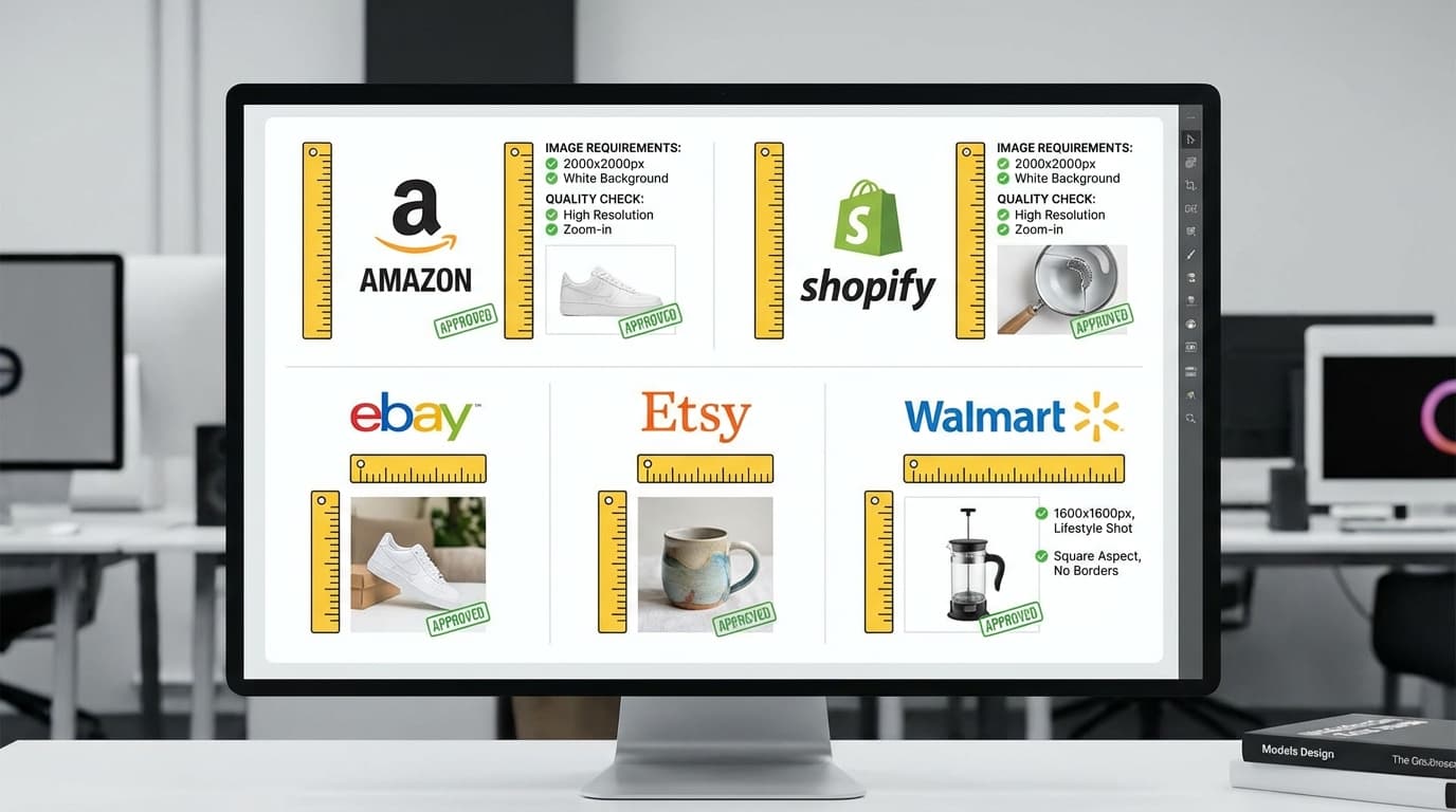 E-commerce marketplace image requirement specifications